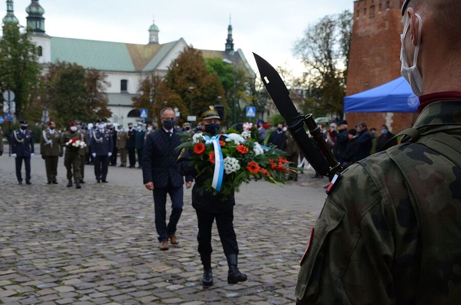 28.09.2020. Krakowskie uroczystości upamiętniające ofiary zbrodni katyńskiej. Fot. Janusz Ślęzak (IPN)