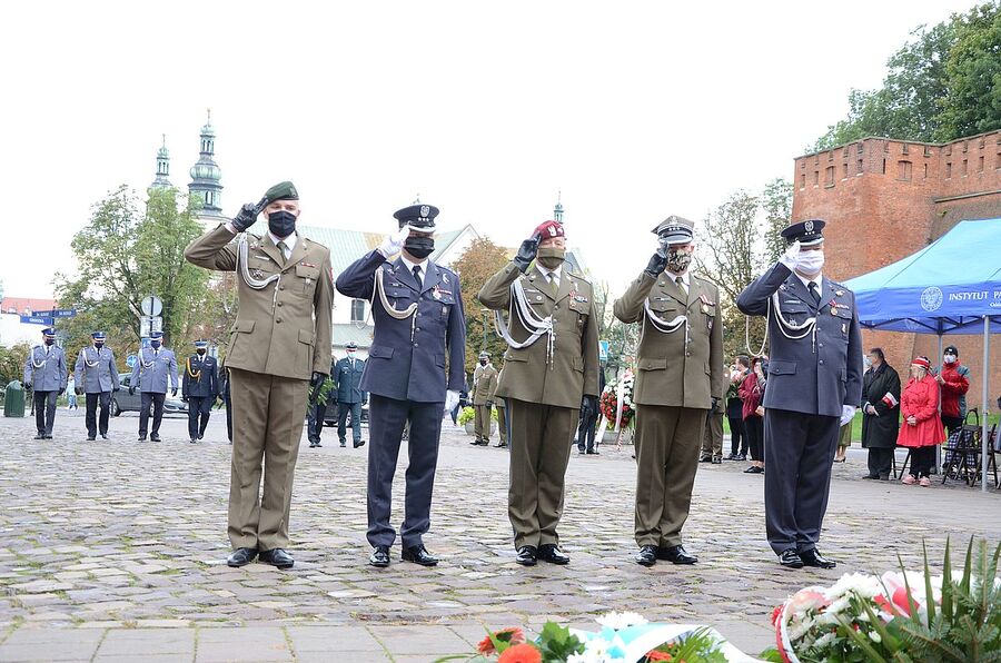 28.09.2020. Krakowskie uroczystości upamiętniające ofiary zbrodni katyńskiej. Fot. Janusz Ślęzak (IPN)