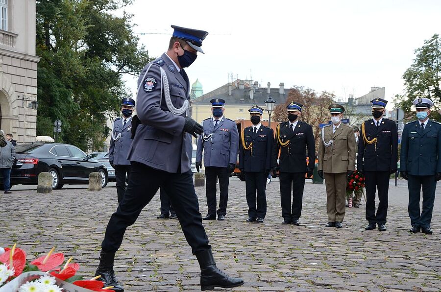 28.09.2020. Krakowskie uroczystości upamiętniające ofiary zbrodni katyńskiej. Fot. Janusz Ślęzak (IPN)