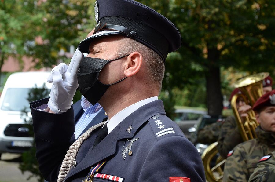 28.09.2020. Krakowskie uroczystości upamiętniające ofiary zbrodni katyńskiej. Fot. Janusz Ślęzak (IPN)