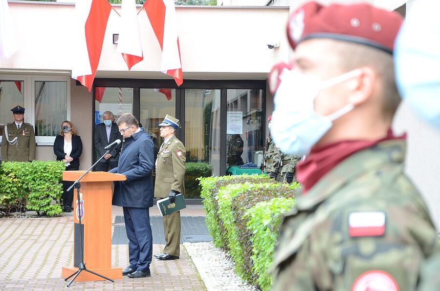 28.09.2020. Krakowskie uroczystości upamiętniające ofiary zbrodni katyńskiej. Fot. Janusz Ślęzak (IPN)