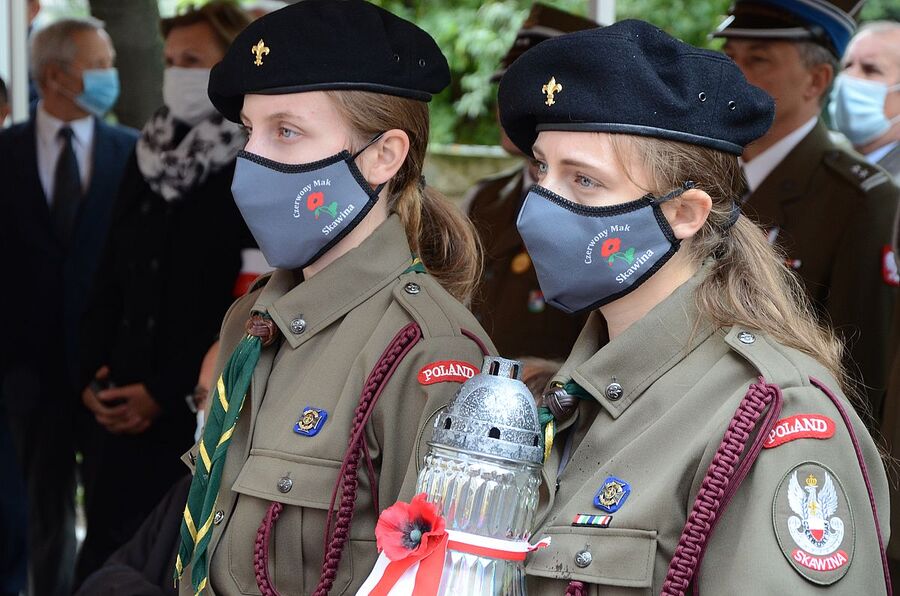 28.09.2020. Krakowskie uroczystości upamiętniające ofiary zbrodni katyńskiej. Fot. Janusz Ślęzak (IPN)