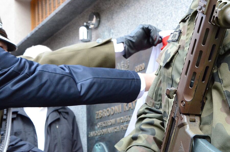 28.09.2020. Krakowskie uroczystości upamiętniające ofiary zbrodni katyńskiej. Fot. Janusz Ślęzak (IPN)