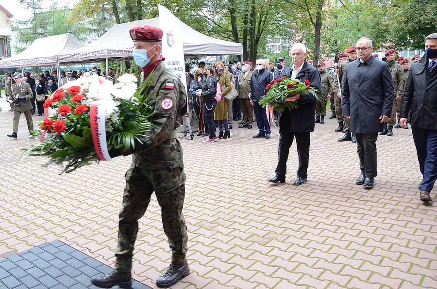 28.09.2020. Krakowskie uroczystości upamiętniające ofiary zbrodni katyńskiej. Fot. Janusz Ślęzak (IPN)