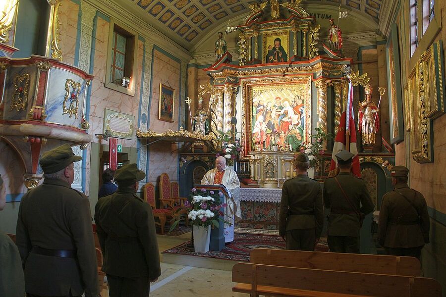 3.10.2020, zlot partyzancki na Turbaczu w 105. rocznicę urodzin „Ognia”. Fot. IPN