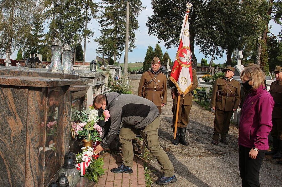 3.10.2020, zlot partyzancki na Turbaczu w 105. rocznicę urodzin „Ognia”. Fot. IPN