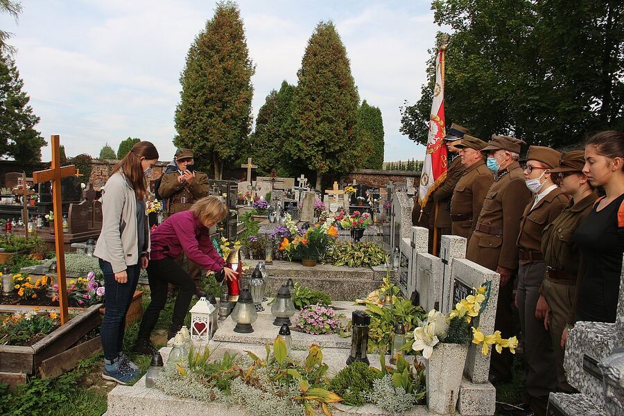 3.10.2020, zlot partyzancki na Turbaczu w 105. rocznicę urodzin „Ognia”. Fot. IPN