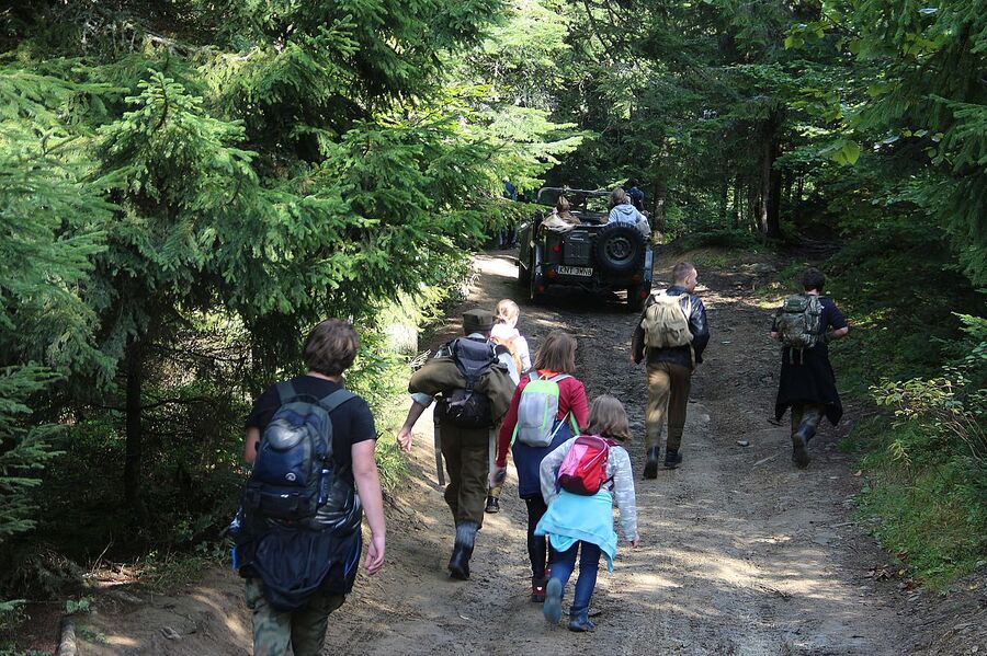 3.10.2020, zlot partyzancki na Turbaczu w 105. rocznicę urodzin „Ognia”. Fot. IPN