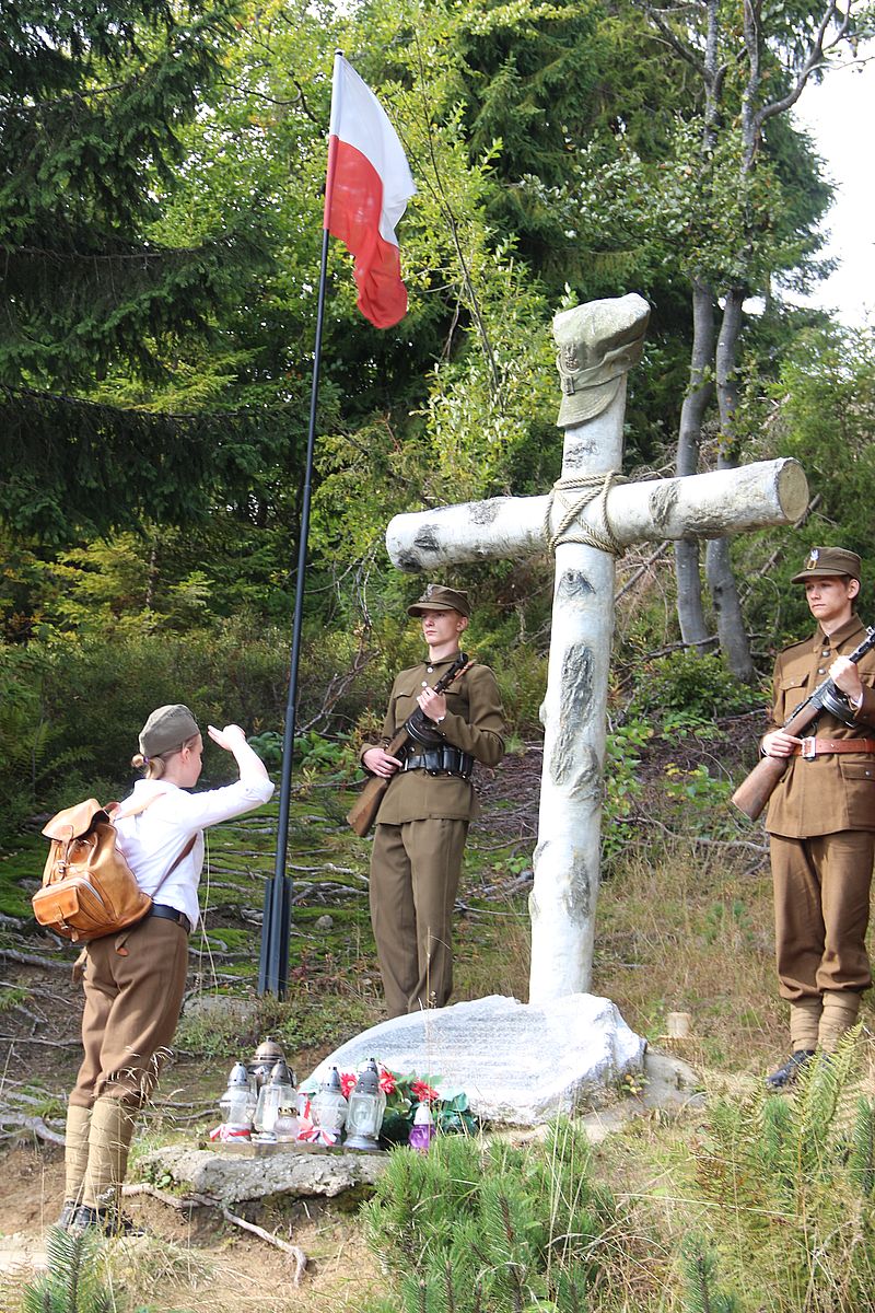 3.10.2020, zlot partyzancki na Turbaczu w 105. rocznicę urodzin „Ognia”. Fot. IPN