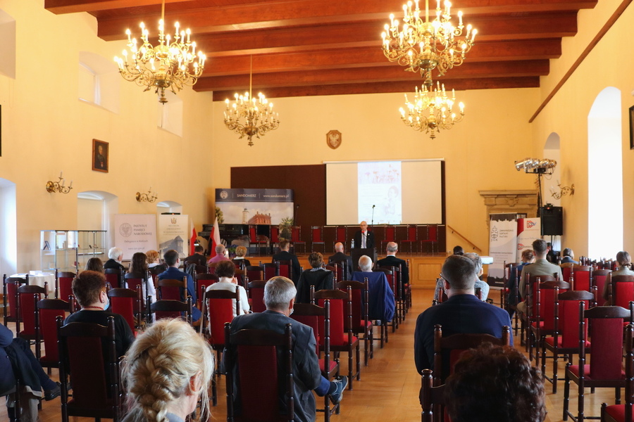 3.10.2020, spotkanie Pamięci Sandomierskich Kolumbów. Fot. Sylwia Mroczka (Muzeum Okręgowe w Sandomierzu)
