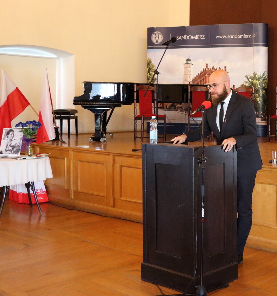 3.10.2020, spotkanie Pamięci Sandomierskich Kolumbów. Fot. Sylwia Mroczka (Muzeum Okręgowe w Sandomierzu)