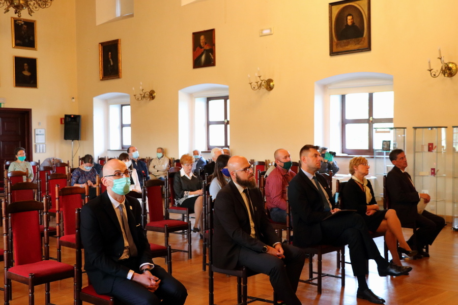 3.10.2020, spotkanie Pamięci Sandomierskich Kolumbów. Fot. Sylwia Mroczka (Muzeum Okręgowe w Sandomierzu)