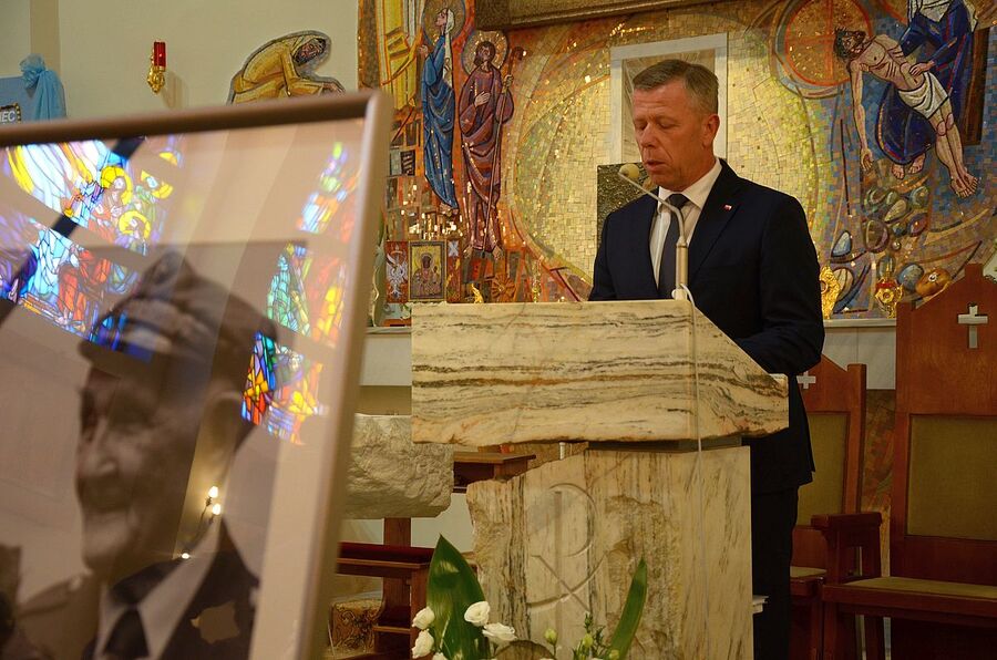 9.10.2020, pogrzeb mjr. hm. Władysława Zawiślaka. Fot. Janusz Ślęzak (IPN)