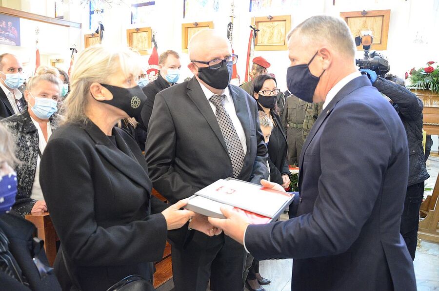 9.10.2020, pogrzeb mjr. hm. Władysława Zawiślaka. Fot. Janusz Ślęzak (IPN)