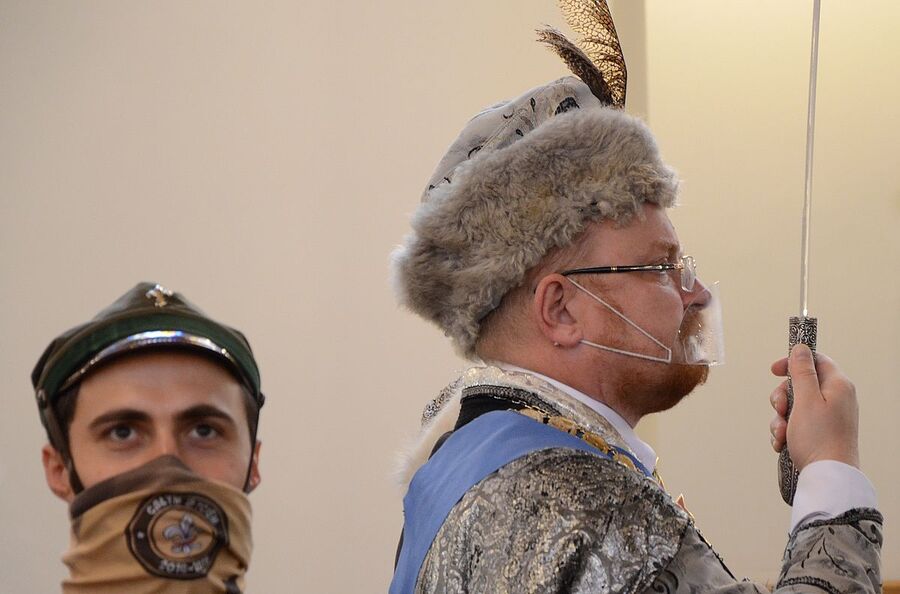 9.10.2020, pogrzeb mjr. hm. Władysława Zawiślaka. Fot. Janusz Ślęzak (IPN)