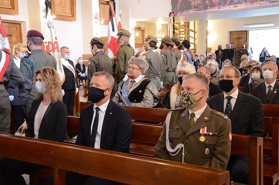 9.10.2020, pogrzeb mjr. hm. Władysława Zawiślaka. Fot. Janusz Ślęzak (IPN)