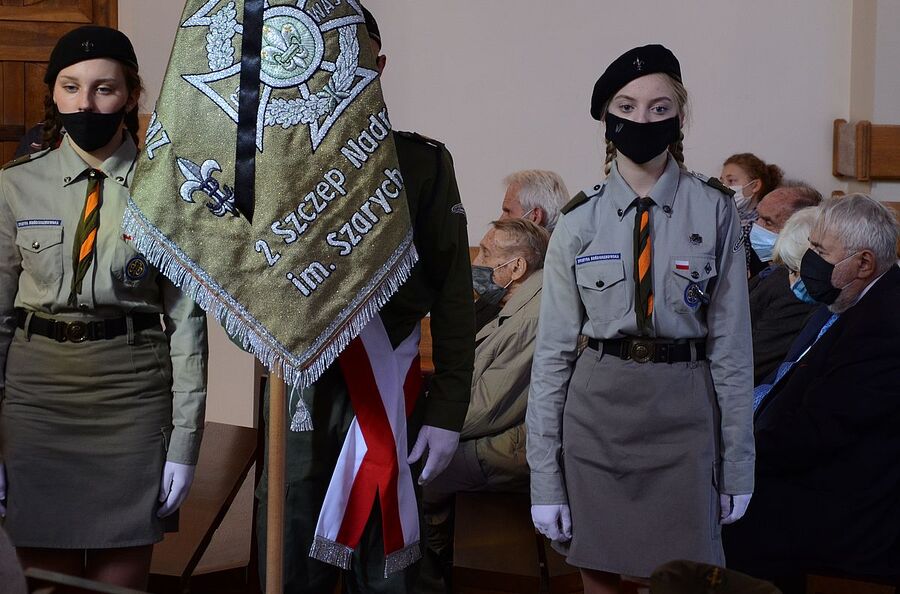 9.10.2020, pogrzeb mjr. hm. Władysława Zawiślaka. Fot. Janusz Ślęzak (IPN)