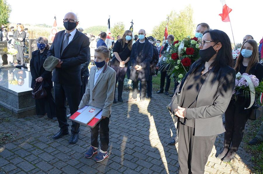 9.10.2020, pogrzeb mjr. hm. Władysława Zawiślaka. Fot. Janusz Ślęzak (IPN)