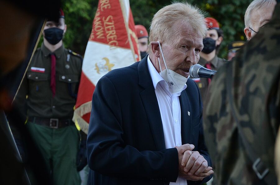 9.10.2020, pogrzeb mjr. hm. Władysława Zawiślaka. Fot. Janusz Ślęzak (IPN)