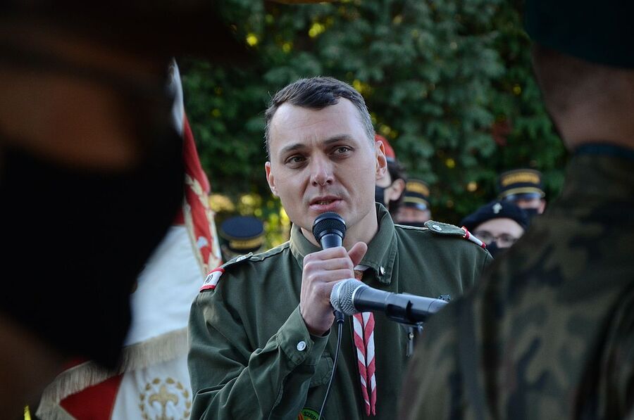 9.10.2020, pogrzeb mjr. hm. Władysława Zawiślaka. Fot. Janusz Ślęzak (IPN)