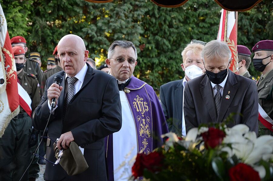 9.10.2020, pogrzeb mjr. hm. Władysława Zawiślaka. Fot. Janusz Ślęzak (IPN)