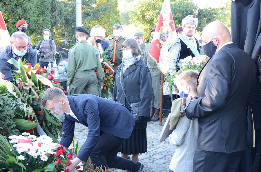 9.10.2020, pogrzeb mjr. hm. Władysława Zawiślaka. Fot. Janusz Ślęzak (IPN)
