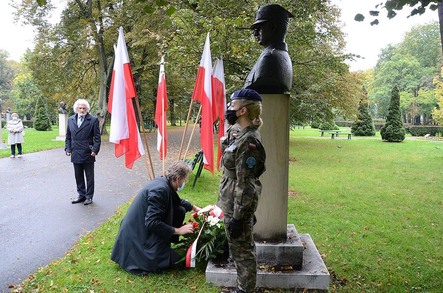 51. rocznica śmierci gen. Kazimierza Sosnkowskiego. Uroczystość w Krakowie. Fot. Janusz Ślęzak (IPN)