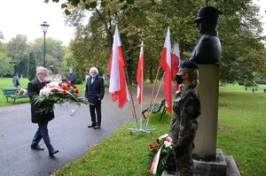 51. rocznica śmierci gen. Kazimierza Sosnkowskiego. Uroczystość w Krakowie. Fot. Janusz Ślęzak (IPN)