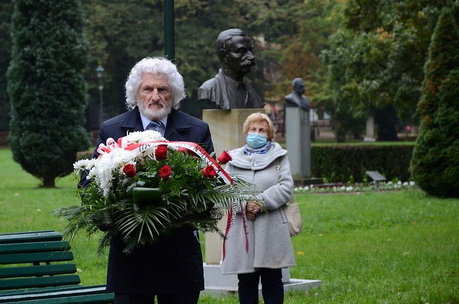 51. rocznica śmierci gen. Kazimierza Sosnkowskiego. Uroczystość w Krakowie. Fot. Janusz Ślęzak (IPN)