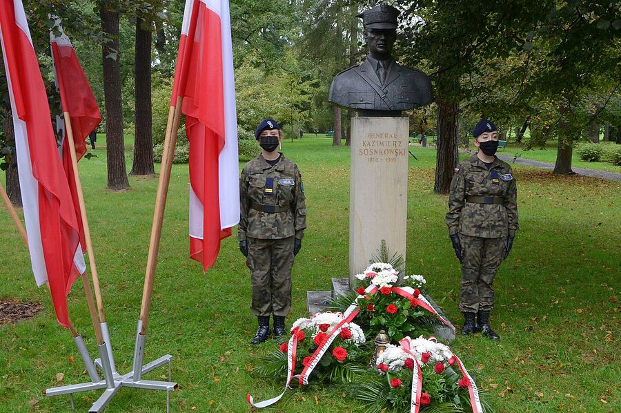 51. rocznica śmierci gen. Kazimierza Sosnkowskiego. Uroczystość w Krakowie. Fot. Janusz Ślęzak (IPN)