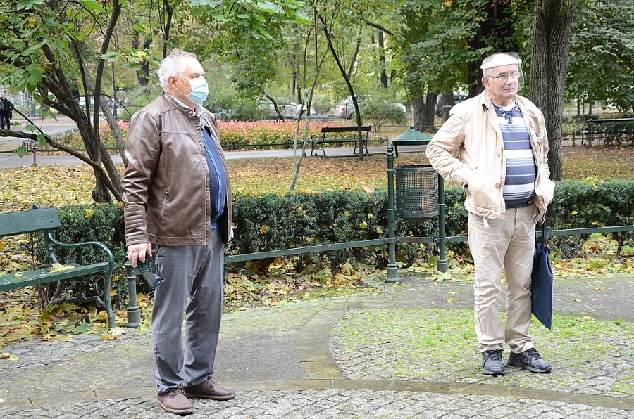 Kraków, 19.10.2020. Wystawa na Plantach o najdłuższym proteście głodowy w PRL. Fot. Janusz Ślęzak (IPN)