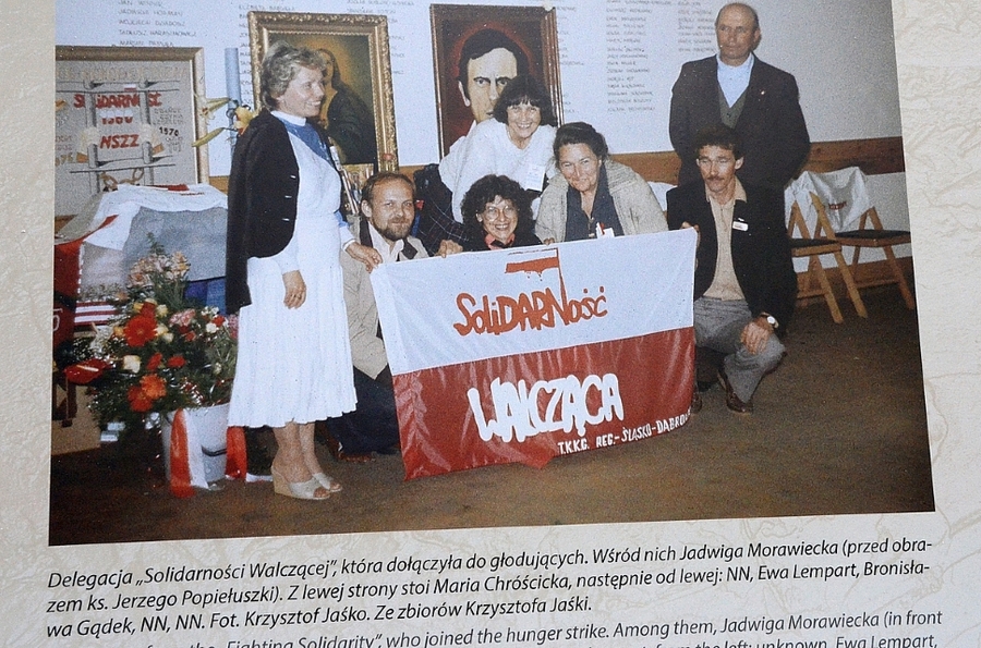 Kraków, 19.10.2020. Wystawa na Plantach o najdłuższym proteście głodowy w PRL. Fot. Janusz Ślęzak (IPN)