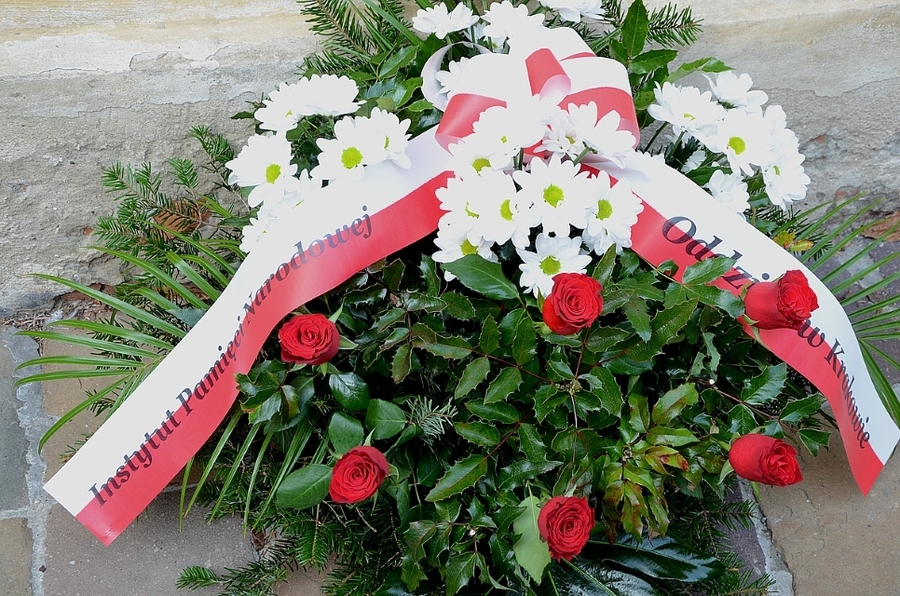 27.10.2020. W hołdzie płk. Franciszkowi Niepokólczyckiemu. Fot. Janusz Ślęzak (IPN)