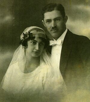 Zdzisław Wagner z żoną. Fot. Muzeum Katyńskie