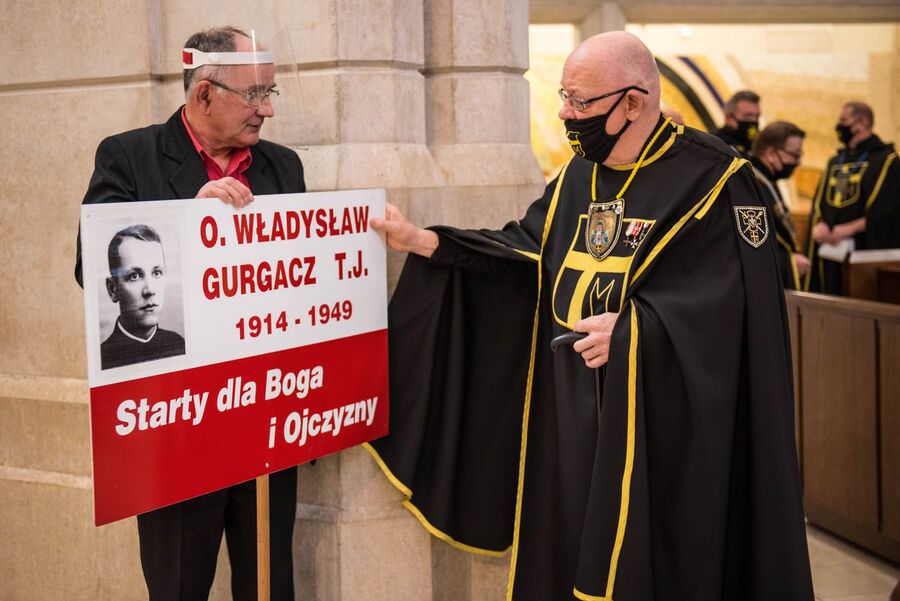 15.11.2020. VII Krakowskie Zaduszki za Żołnierzy Wyklętych-Niezłomnych. Fot. Agnieszka Masłowska (IPN)