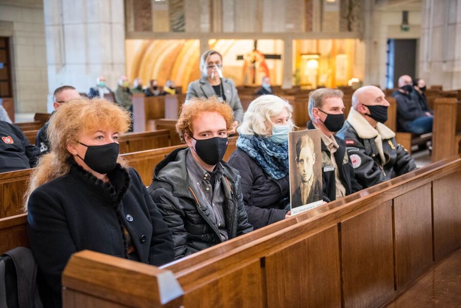 15.11.2020. VII Krakowskie Zaduszki za Żołnierzy Wyklętych-Niezłomnych. Fot. Agnieszka Masłowska (IPN)