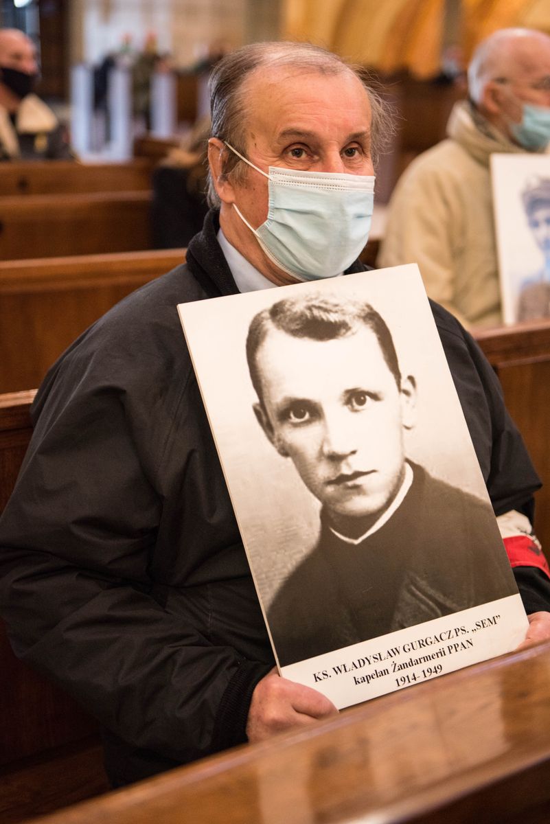 15.11.2020. VII Krakowskie Zaduszki za Żołnierzy Wyklętych-Niezłomnych. Fot. Agnieszka Masłowska (IPN)
