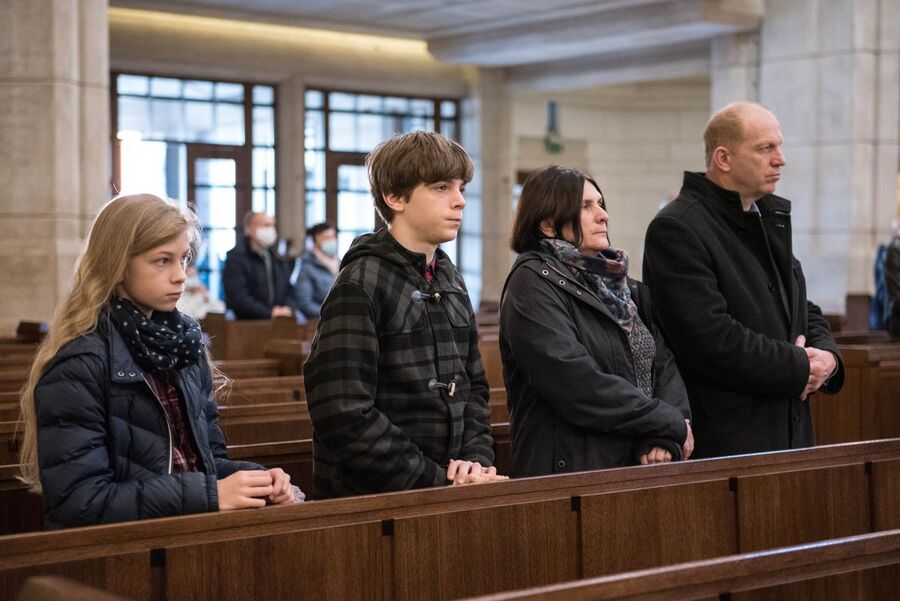 15.11.2020. VII Krakowskie Zaduszki za Żołnierzy Wyklętych-Niezłomnych. Fot. Agnieszka Masłowska (IPN)