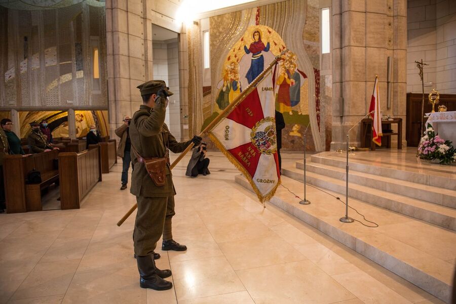 15.11.2020. VII Krakowskie Zaduszki za Żołnierzy Wyklętych-Niezłomnych. Fot. Agnieszka Masłowska (IPN)