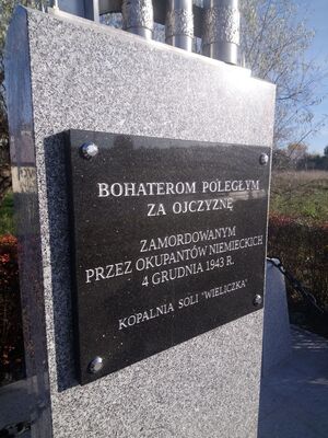 Pomnik w Wieliczce po odnowieniu. Fot. IPN