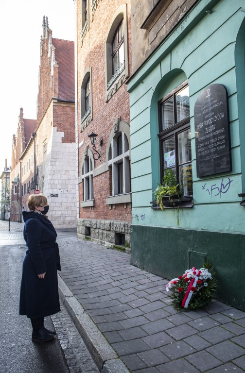 Krakowski IPN uczcił pamięć działaczy „Żegoty” i ofiar Holokaustu fot. Agnieszka Masłowska