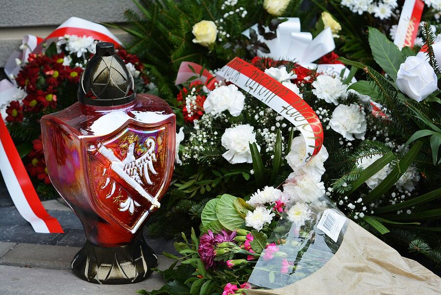 13.12.2020 w Kielcach oddano hołd ofiarom stanu wojennego. Fot. Katarzyna Pronobis (IPN)