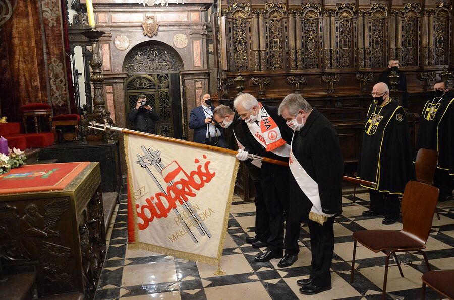 13.12.2020 w Krakowie uczczono ofiary stanu wojennego. Fot. Janusz Ślęzak (IPN)