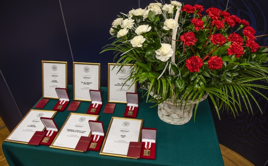 Kraków, 21.12.2020. Ogłoszenie laureatów IX edycji nagrody Świadek Historii. Fot. Agnieszka Masłowska (IPN)