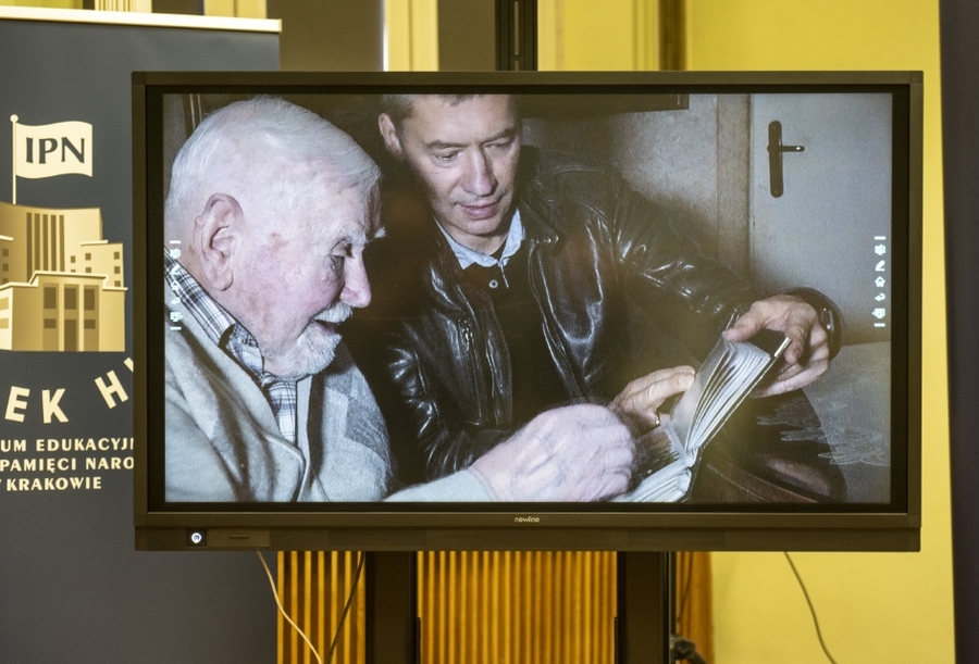 Kraków, 21.12.2020. Ogłoszenie laureatów IX edycji nagrody Świadek Historii. Fot. Agnieszka Masłowska (IPN)