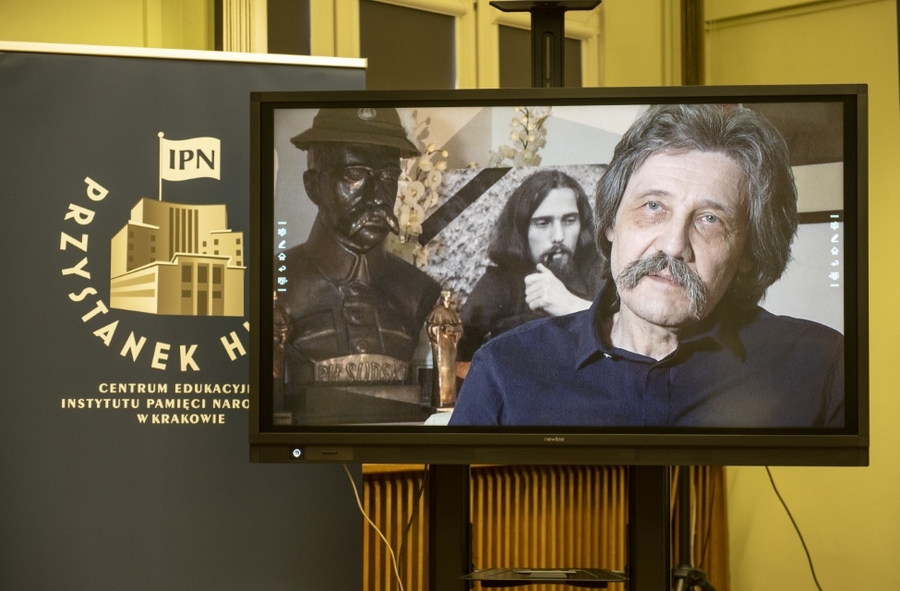 Kraków, 21.12.2020. Ogłoszenie laureatów IX edycji nagrody Świadek Historii. Fot. Agnieszka Masłowska (IPN)