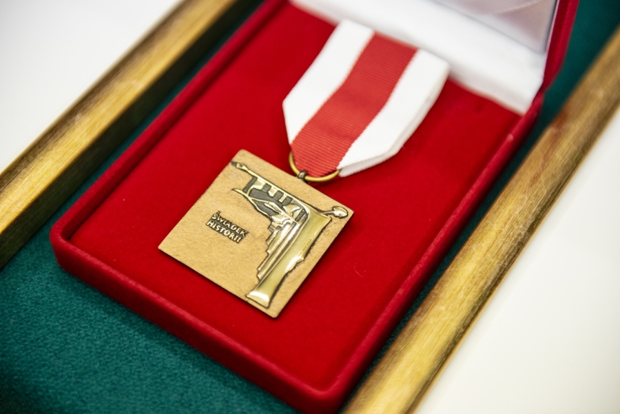 Kraków, 21.12.2020. Ogłoszenie laureatów IX edycji nagrody Świadek Historii. Fot. Agnieszka Masłowska (IPN)