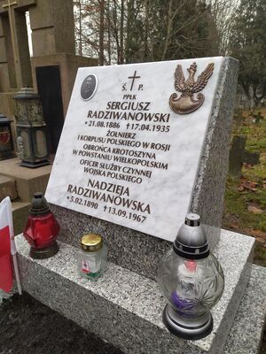 Krakowski IPN sfinansował remont grobu ppłk. Radziwanowskiego, powstańca wielkopolskiego