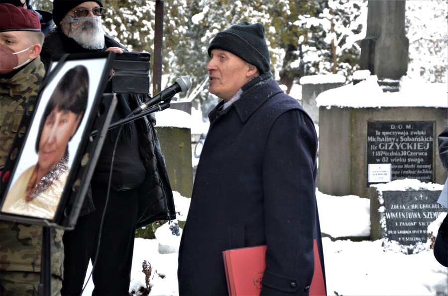 Uroczystość pogrzebowa śp. Aleksandry Szemioth. fot. Żaneta Wierzgacz IPN