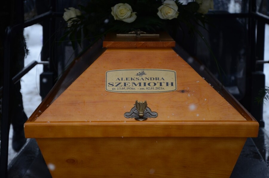 Uroczystość pogrzebowa śp. Aleksandry Szemioth. fot. Żaneta Wierzgacz IPN